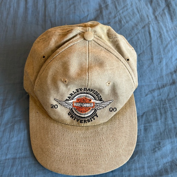 Harley-Davidson Other - Original 2000 Harley-Davidson University Motorcycle Baseball Hat Top Hog Cap